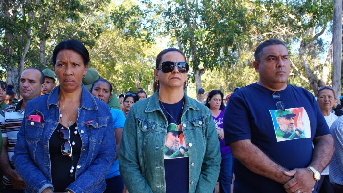 Homenaje a los Héroes y Mártires de la Patria en Amancio. Foto: Bárbara Borrás Aguilar