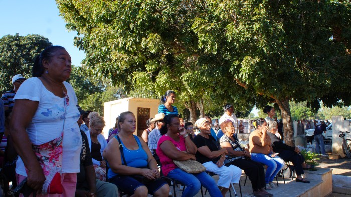Homenaje a los Héroes y Mártires de la Patria en Amancio. Foto: Bárbara Borrás Aguilar