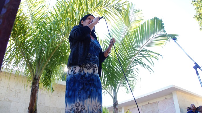 Homenaje a los Héroes y Mártires de la Patria en Amancio. Foto: Bárbara Borrás Aguilar