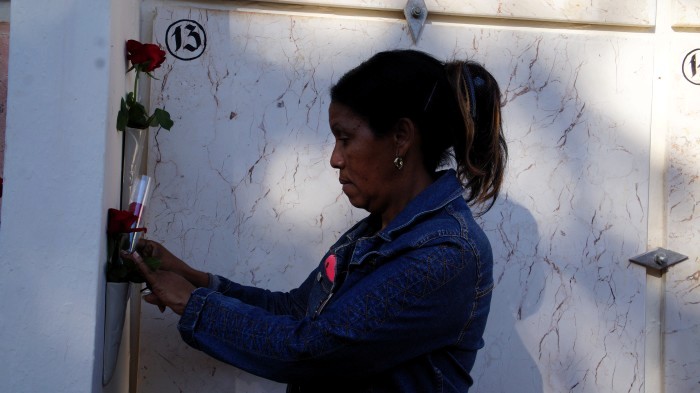 Homenaje a los Héroes y Mártires de la Patria en Amancio. Foto: Bárbara Borrás Aguilar