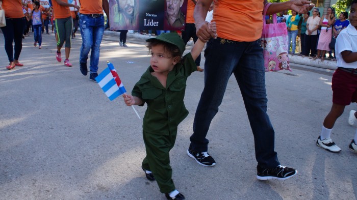 Día Internacional de los Trabajadores en el municipio de Amancio. Foto: Bárbara Borrás Aguilar.