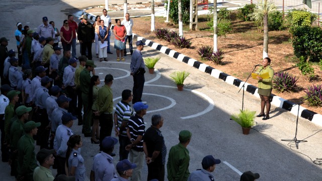 Conmemoran 57 aniversario del MININT en Amancio.