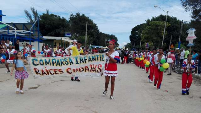 Carnaval infantil Amancio 2018. Foto: Niria Isabel Cardoso Estrada.
