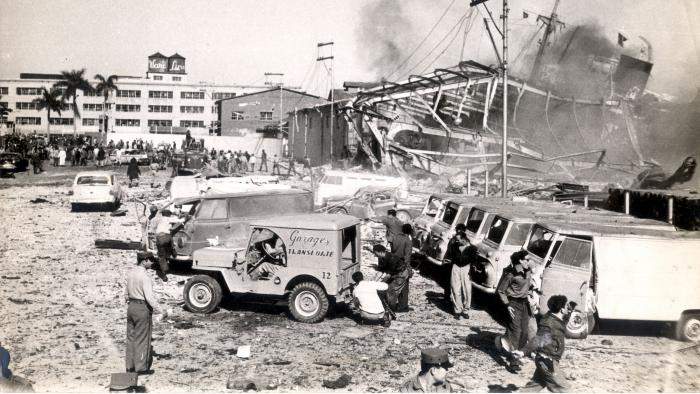  Las explosiones del barco La Coubre y del avión de Cubana en Barbados son dos de los dramas que ha sufrido nuestro pueblo, víctima del terrorismo. Foto: José Agraz 