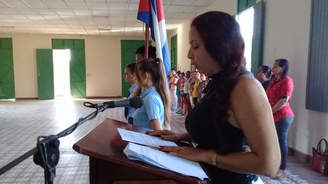 Constituida Comisión Electoral en Amancio. Foto: Danay Naranjo Viñales.