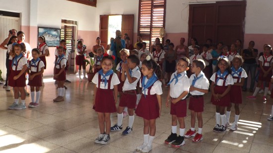 Alistan inicio del curso escolar en Amancio. Foto: Niria Isabel Cardoso Estrada.