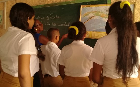 La Enseñanza de la Historia como asignatura priorizada. Foto: Niria Isabel Cardoso Estrada.