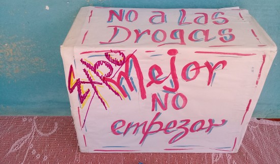 Participan centros de Amancio en ejercicio nacional contra las adicciones. Foto: Niria Isabel Cardoso Estrada