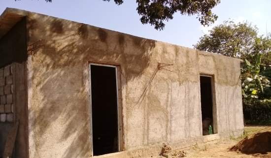 Construcción de viviendas en Amancio. Foto: Niria Isabel Cardoso Estrada