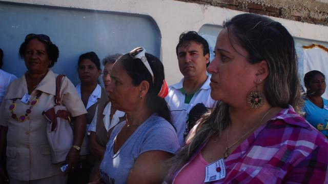 Autoridades del PMA en Las Tunas monitorean los resultados y condiciones en que se obtienen. Foto: Bárbara Borrás Aguilar Autoridades del PMA en Las Tunas monitorean los resultados y condiciones en que se obtienen. Foto: Bárbara Borrás Aguilar