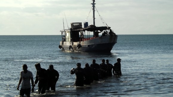 Rememoran desembarco del Granma en Guayabal. Foto: Danay Naranjo Viñales