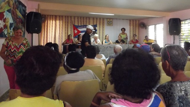 Asamblea General de la Asociación Nacional de Ciegos y Débiles Visuales en Amancio. Foto: Danay Naranjo Viñales.