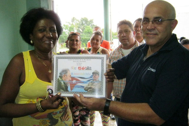 Coordinador nacional de los CDR en Radio Maboas. Foto: Rafael Aparicio Coello