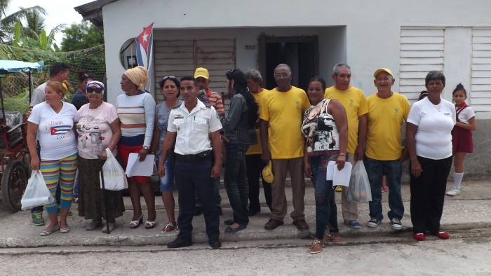 Destacamento Mirando al mar en asentamiento costero de Guayabal. Foto: Danay Naranjo Viñales.