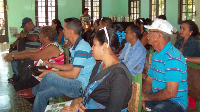 Jornada de homenaje por el Día de la Ciencia Cubana en Amancio. Foto: Niria Isabel Cardoso Estrada.
