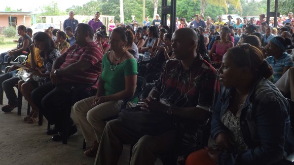 Acto provincial del sindicato de la Administración Pública en Amancio. Foto: Niria Isabel Cardoso Estrada.