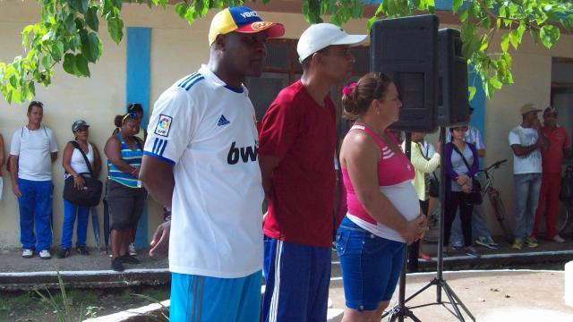 Amancieros conmemoraron aniversario 41 del crimen de Barbados. Foto: Niria Isabel Cardoso Estrada.