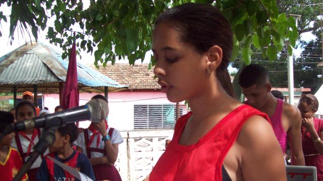 Amancieros conmemoraron aniversario 41 del crimen de Barbados. Foto: Niria Isabel Cardoso Estrada.