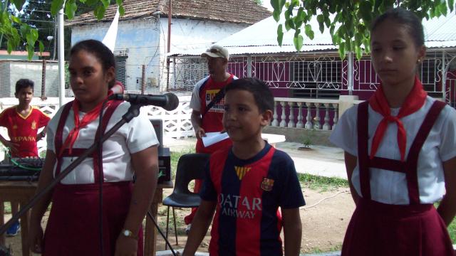 Amancieros conmemoraron aniversario 41 del crimen de Barbados. Foto: Niria Isabel Cardoso Estrada.