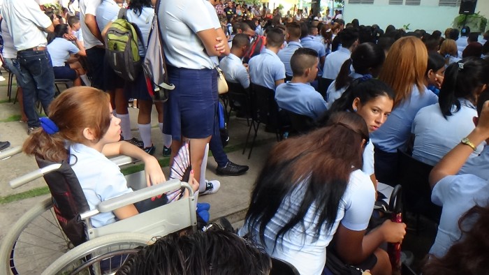 Acto municipal de inicio del curso escolar en Amancio. Foto: Edilberto Revolta Falls.