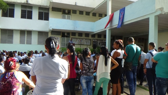 Acto municipal de inicio del curso escolar en Amancio. Foto: Edilberto Revolta Falls.