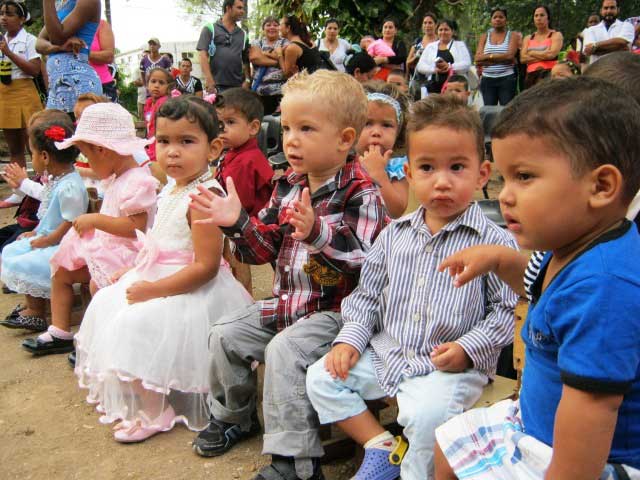 Aniversario de la creación de los Círculos Infantiles. Foto: Rafael Aparicio Coello.