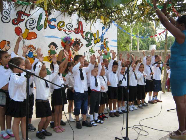 Aniversario de la creación de los Círculos Infantiles. Foto: Rafael Aparicio Coello.