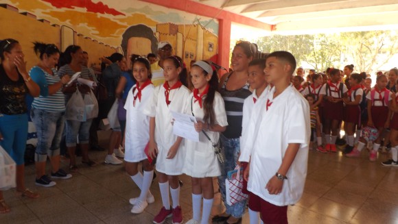 Exposición municipal de Círculos de Interés en Amancio. Foto: Niria Isabel Cardoso Estrada.