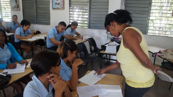 El Instituto Preuniversitario Urbano (IPU)  “Gerardo Rodríguez Arias”. Foto: Bárbara Borrás Aguilar.