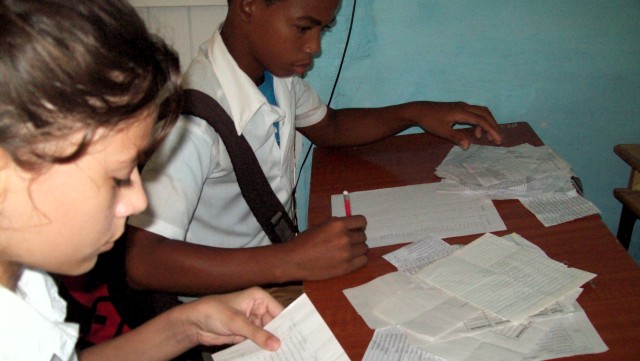 Elecciones pioneriles en Amancio. Foto: Niria Isabel Cardoso Estrada