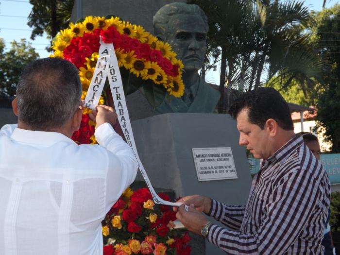 Acto por el centenario del natalicio de Amancio Rodríguez Herrero. Foto: Rafael Aparicio Coello.