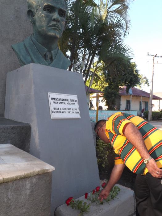 Acto por el centenario del natalicio de Amancio Rodríguez Herrero. Foto: Rafael Aparicio Coello.