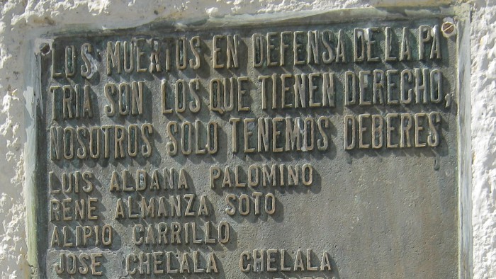 Sitio de simbólico interés para nuestra Historia local, pero ignorado por completo. Foto: Rafael Aparicio Coello.