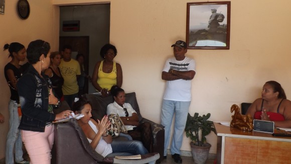 Radialistas amancieros por la unidad del movimiento obrero. Foto: Niria Isabel Cardoso Estrada.