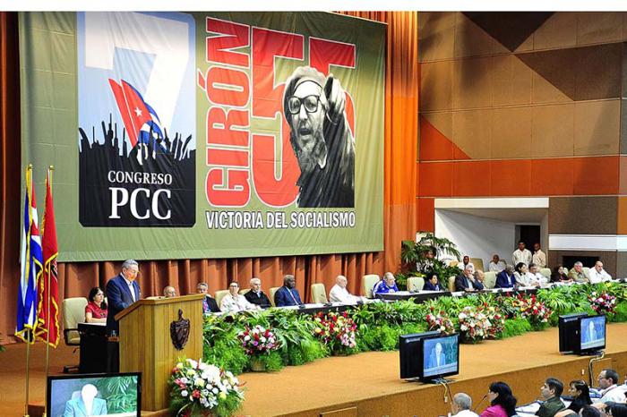 Clausura del séptimo congreso del Partido Comunista de Cuba