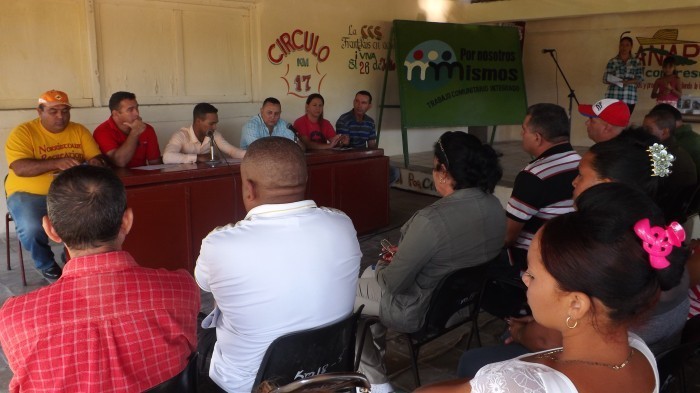 Evaluación de los obetivos del Tci en lacircunscripción 21, del municipio de Amancio. Fotos: Rafael Aparicio Coello