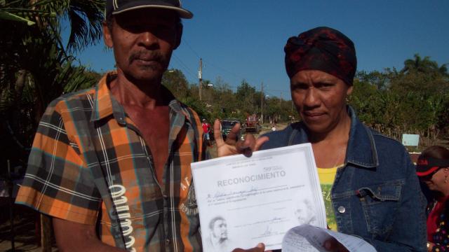 Resultados del Trabajo Comunitario Integrado en Las Pulgas. Foto: Niria Isabel Cardoso EStrada.