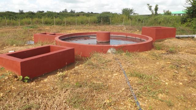 Biodigestor de cúpula fija. Foto: Bárbara Borrás y Rafael Aparicio