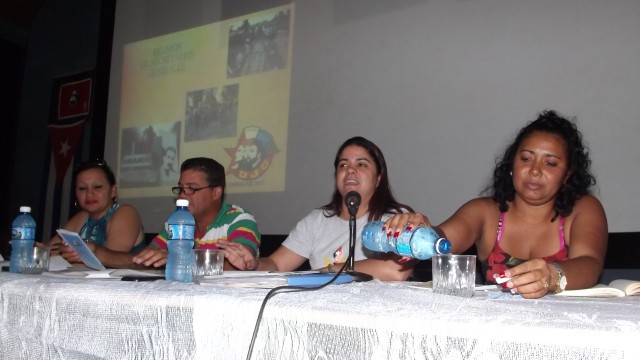 Balance del trabajo juvenil en Amancio durante el año 2016. Foto: Rafael Aparicio Coello.