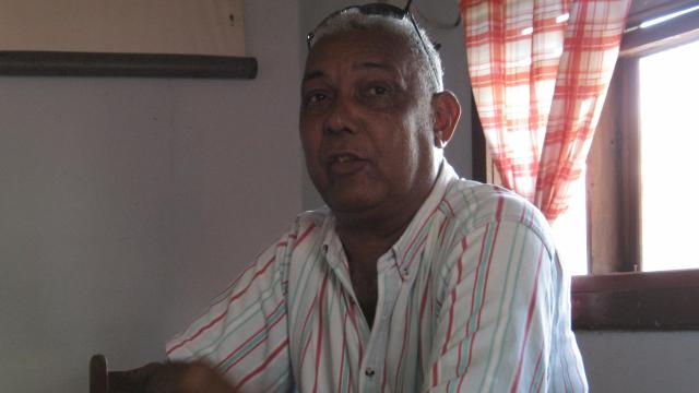 Encuentro con los medios de prensa en Amancio. Foto: Rafael Aparicio Coello.