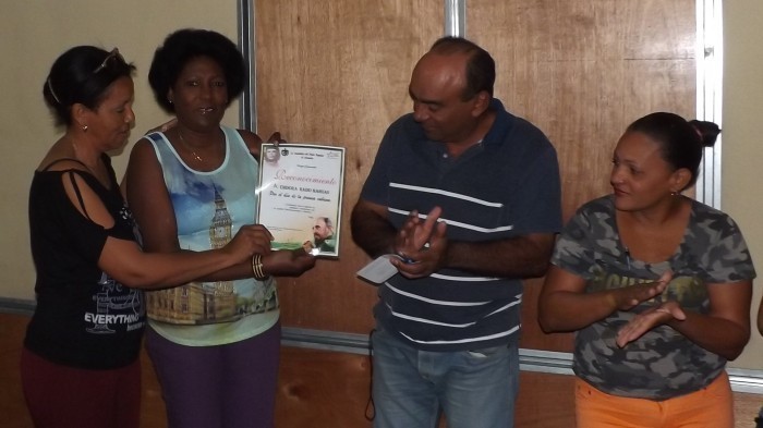 Micrófono abierto dedicado a los periodistas por el Día de la Prensa Cubana. Foto: Alexis Esteban González