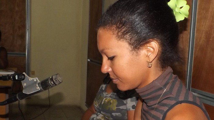 Micrófono abierto dedicado a los periodistas por el Día de la Prensa Cubana. Foto: Alexis Esteban González