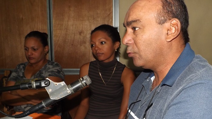 Micrófono abierto dedicado a los periodistas por el Día de la Prensa Cubana. Foto: Alexis Esteban González