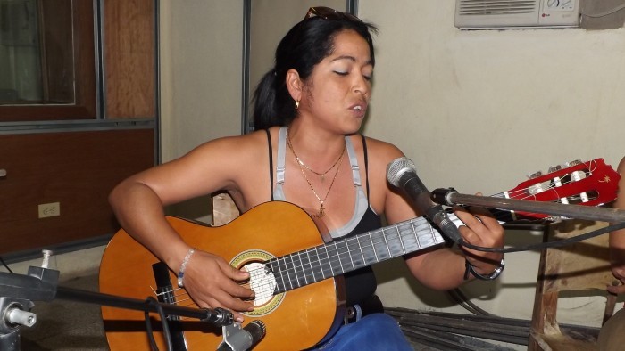 Micrófono abierto dedicado a los periodistas por el Día de la Prensa Cubana. Foto: Alexis Esteban González